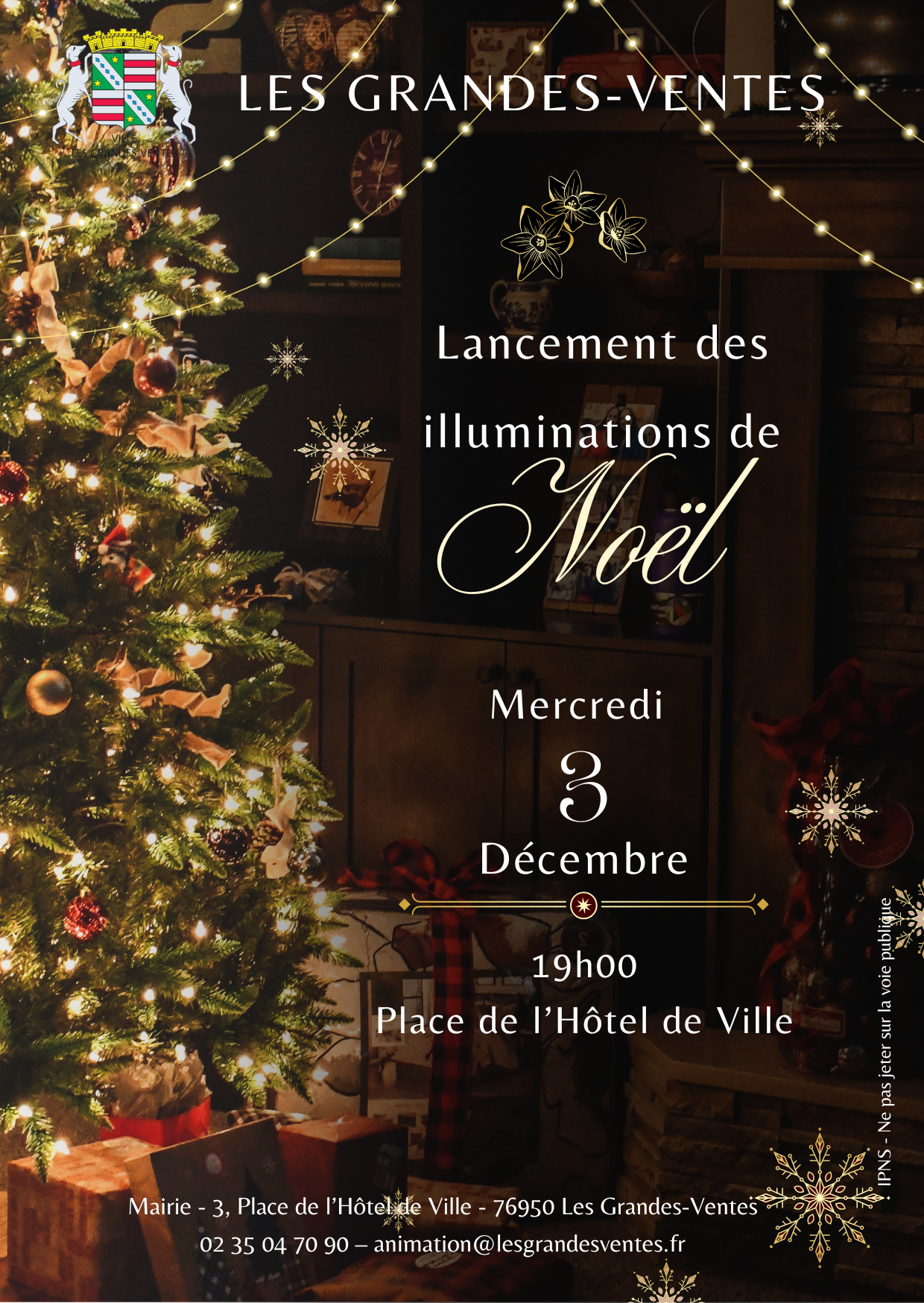 Lancement Illuminations Noël