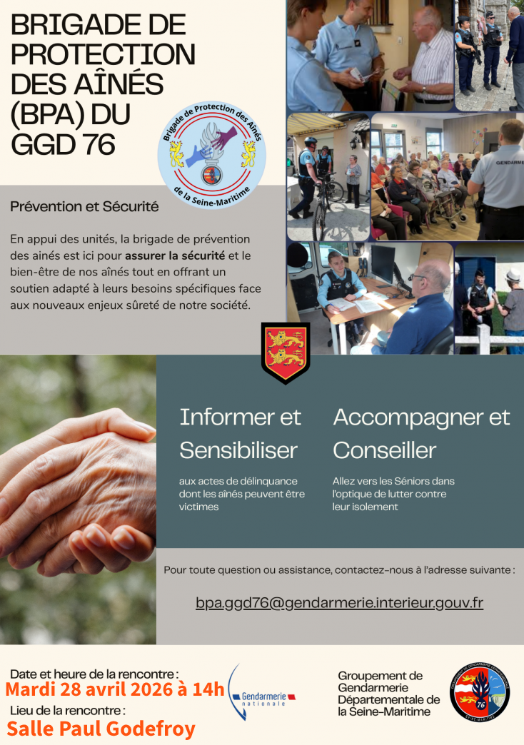 Brigade de protection des aînés